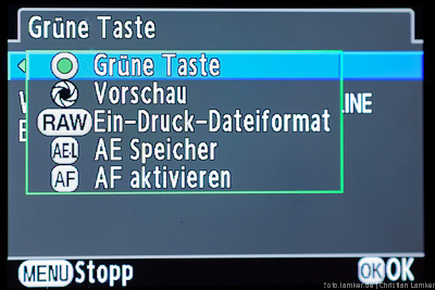 Programmierung Grüne Taste