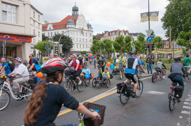 Fahrradsternfahrt 2014: Borsigplatz